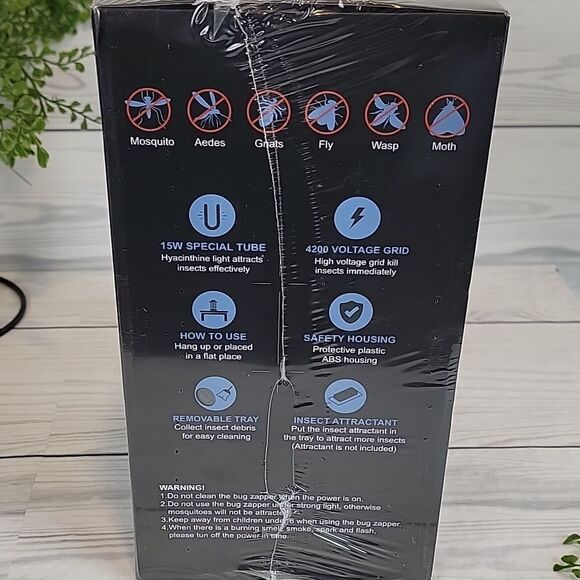 Zap T6 Pro Bug Zapper - Black New in Package - Picture 6 of 6